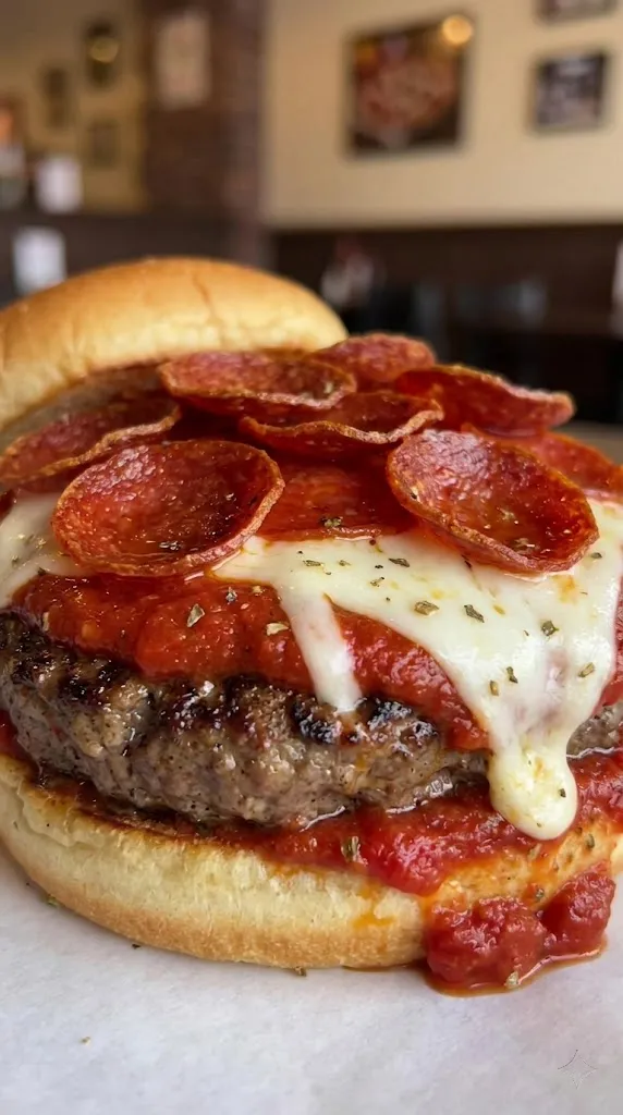 The Ultimate Pizza Burger