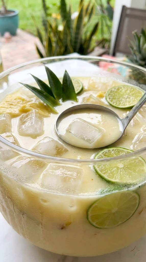 Tropical Pineapple-Coconut 'Vice' Punch