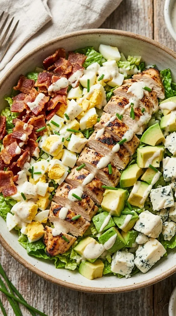 Ultimate Cobb Salad with Greek Yogurt Ranch