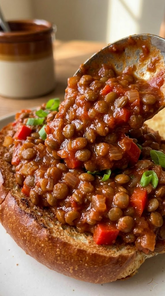 Vegetarian Lentil "Sloppy Joes"