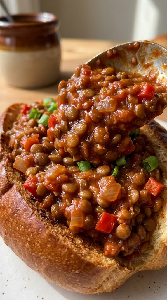 Vegetarian Lentil Sloppy Joes