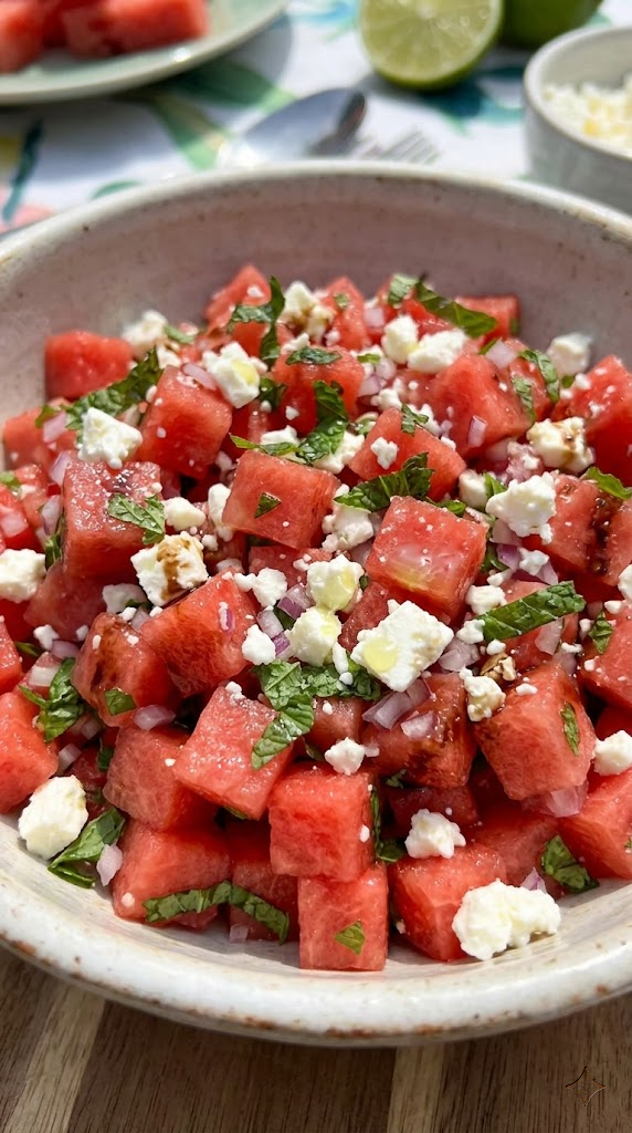 Watermelon and Feta Summer Splash Salsa
