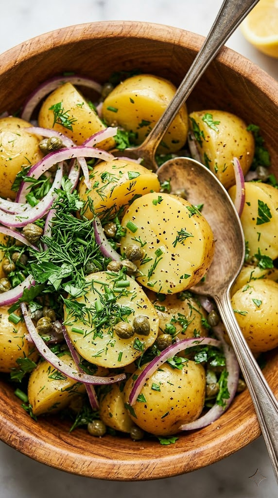 Zesty Lemon & Herb Potato Salad (No Mayo!)