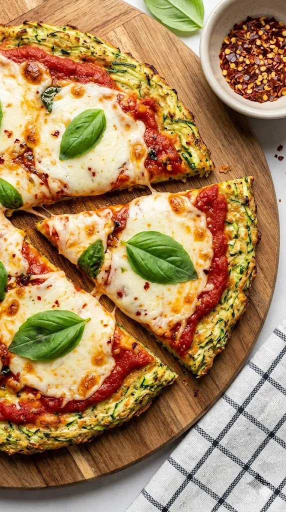 Zucchini Crust Pizza A Weeknight Game Changer