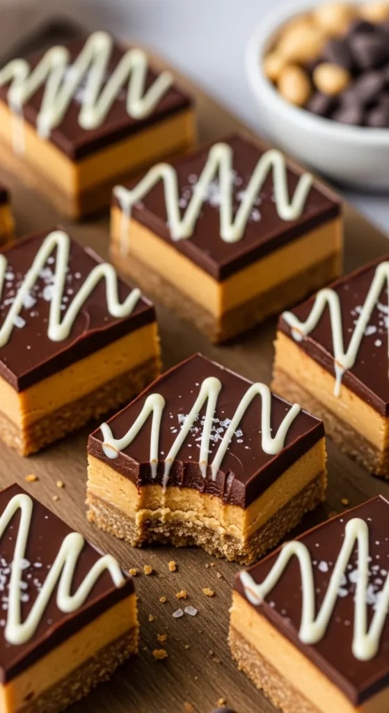 5-Minute Peanut Butter Chocolate Bars