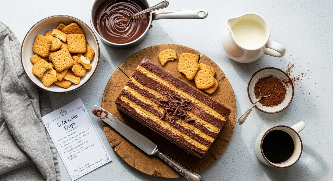 A Simple No-Bake Cold Cake Recipe for Hot Summer Days
