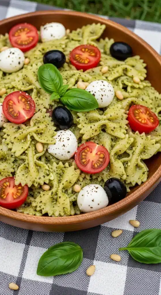 Bow Tie Pesto Pasta Salad