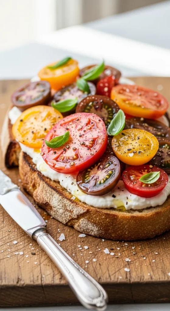 Burrata & Heirloom Tomato Toast