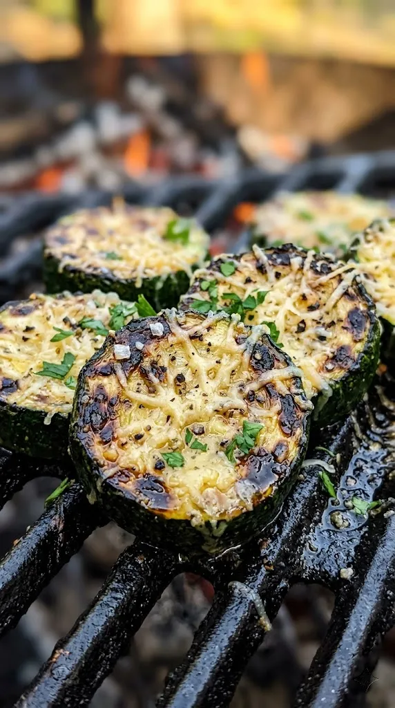 Garlic-Butter Parmesan Zucchini Coins