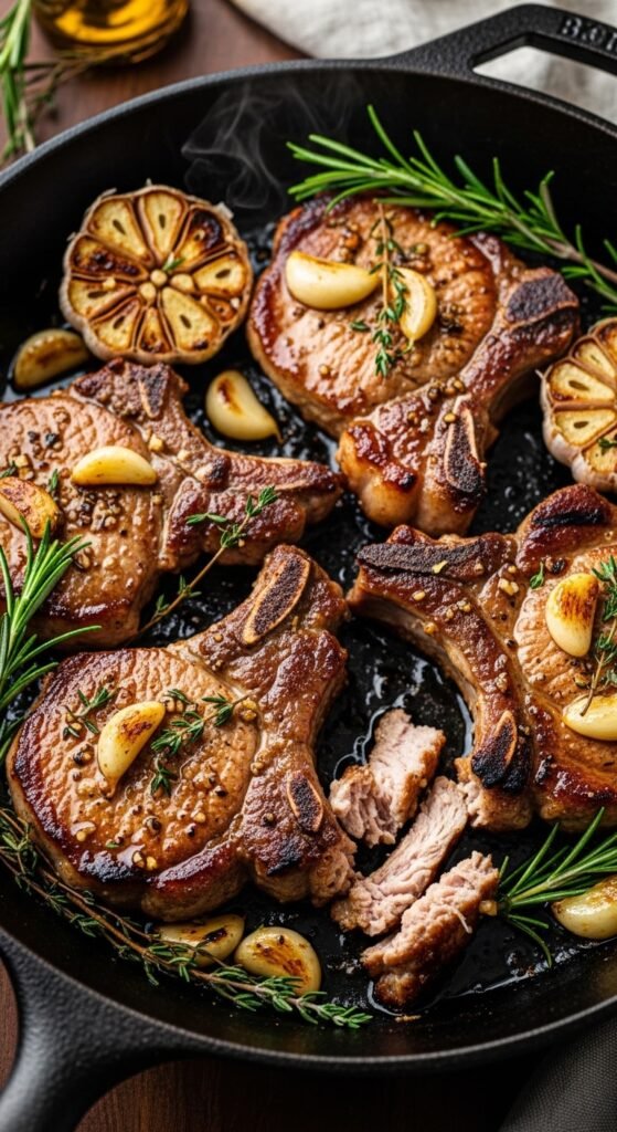 Garlic Pork Chops That Melt in Your Mouth