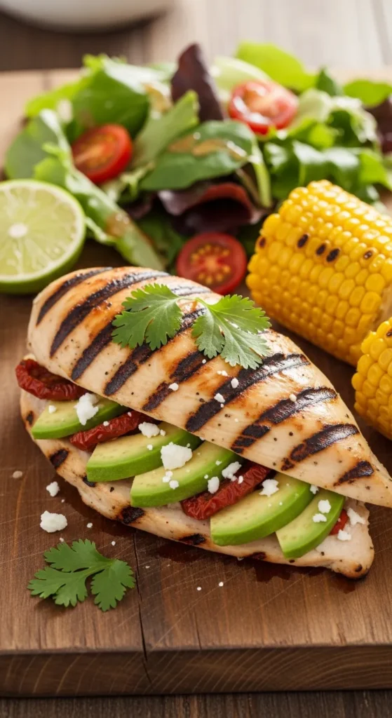 Grilled Avocado Chicken