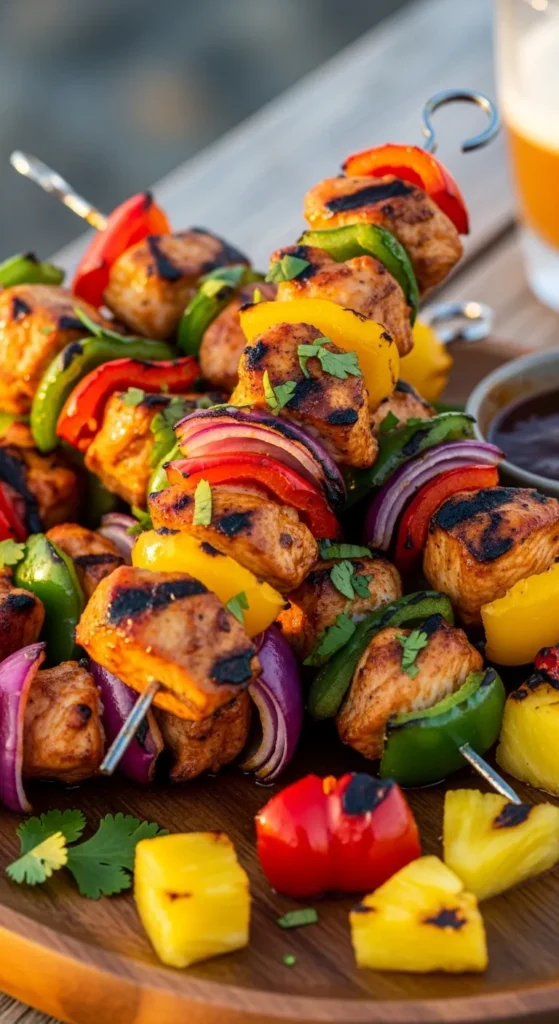 Hawaiian Chicken Kabobs