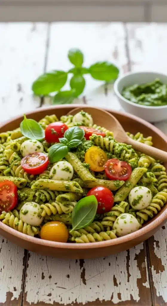 Homemade Pesto Pasta Salad in Just 20 Minutes