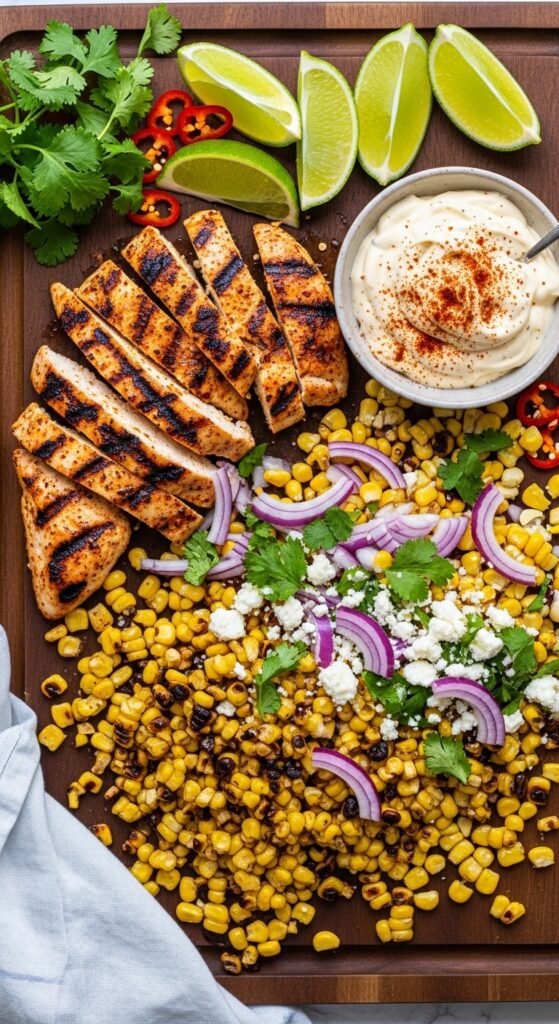 How to Make Street Corn Chicken Salad for Summer Dinner