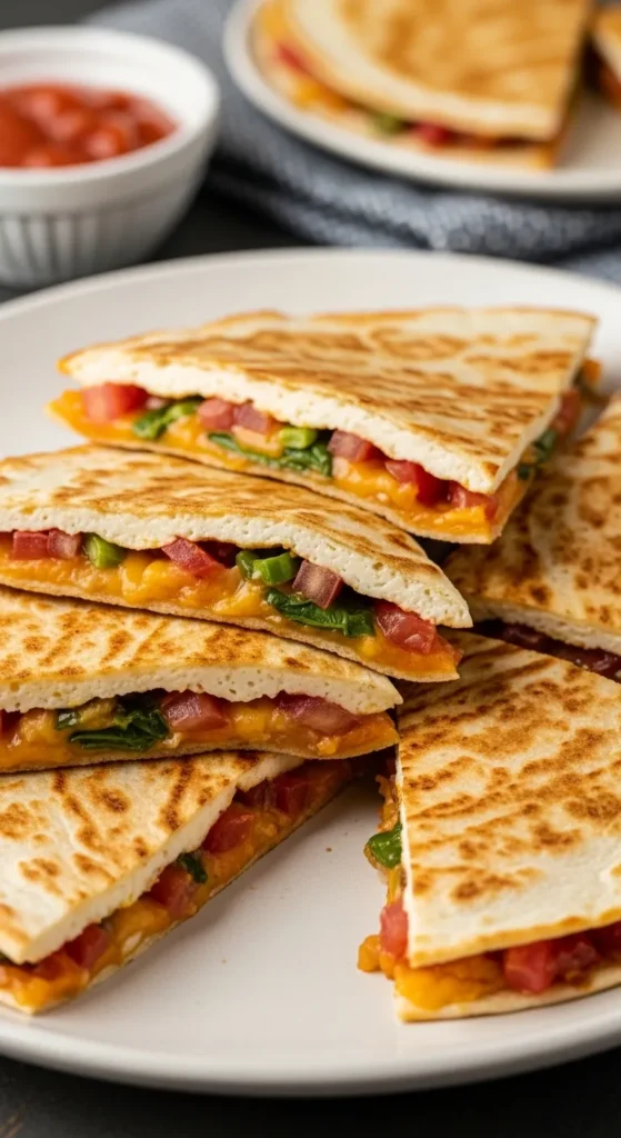 Loaded Breakfast Quesadillas