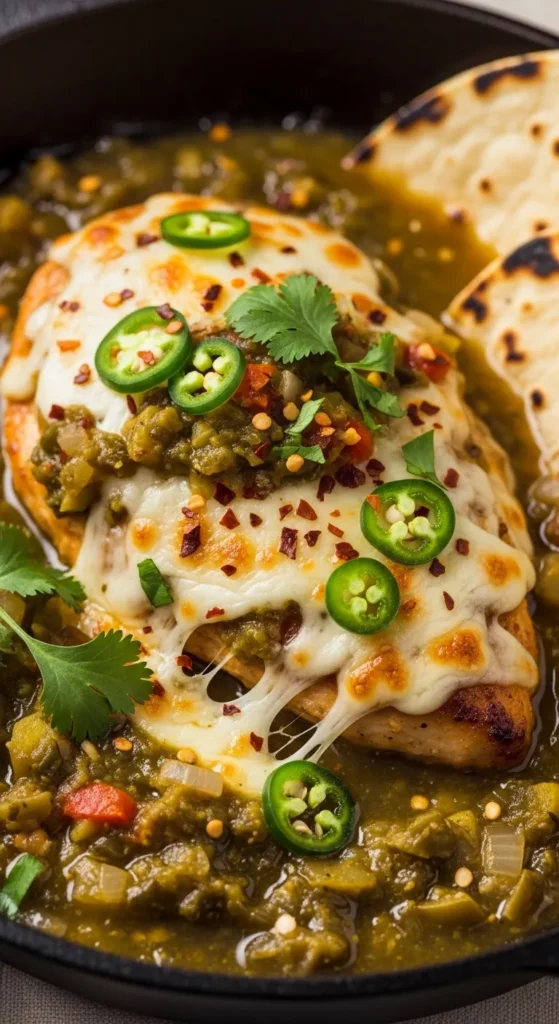 Salsa Verde Pepper Jack Chicken That Packs Heat