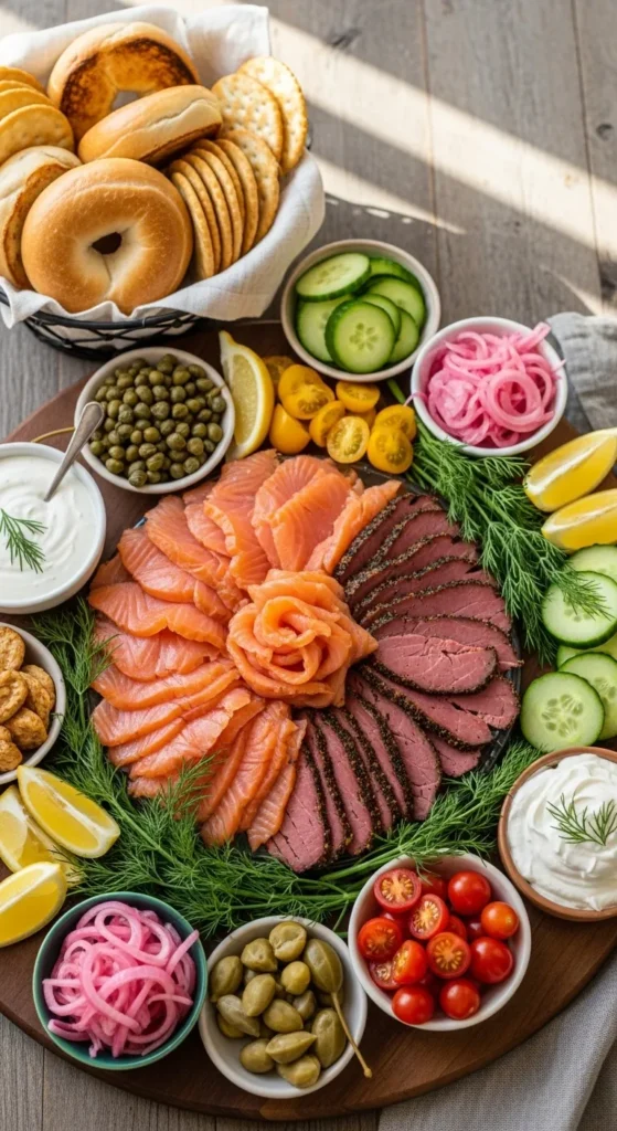 Smoked Salmon "Build-Your-Own" Board