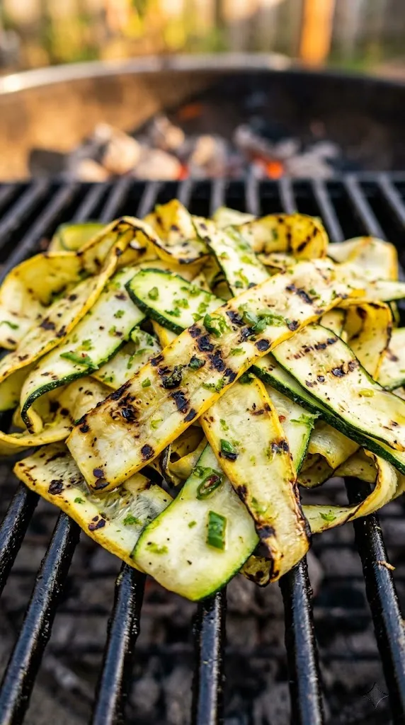 Spicy Chili-Lime Summer Squash Ribbons