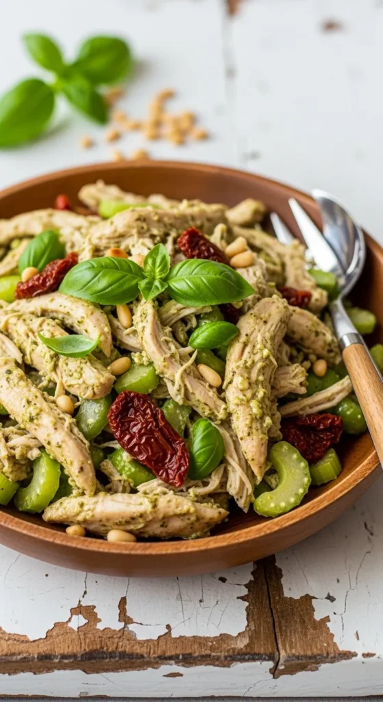 The "Better-Than-The-Deli" Pesto Chicken Salad