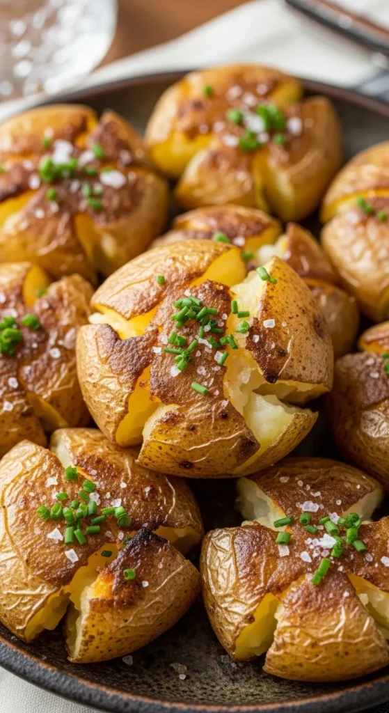 The "Crispy Edge" Smashed Potatoes