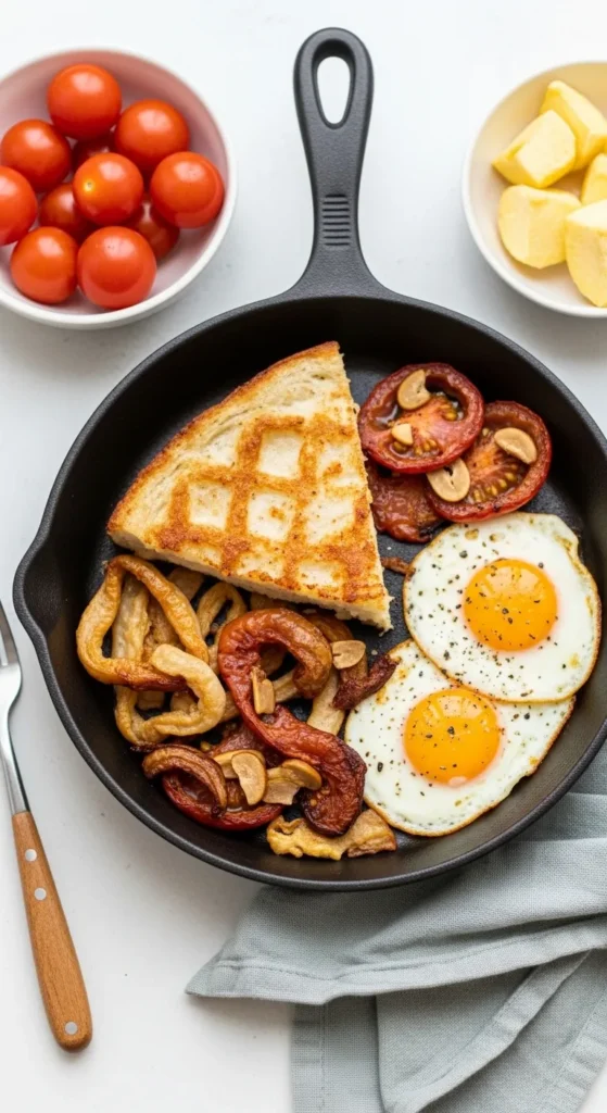 The Everything But The Kitchen Sink Breakfast Skillet