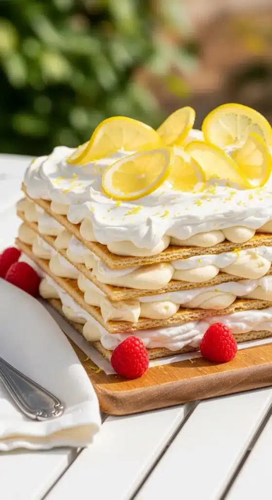 The "No-Bake" Lemon Icebox Cake