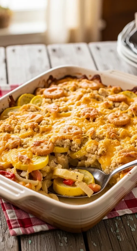 The Old School Southern Yellow Squash Casserole