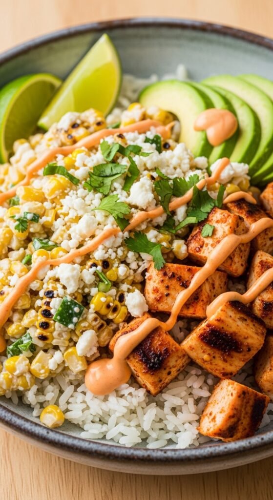 The Ultimate Street Corn Chicken Rice Bowl Recipe