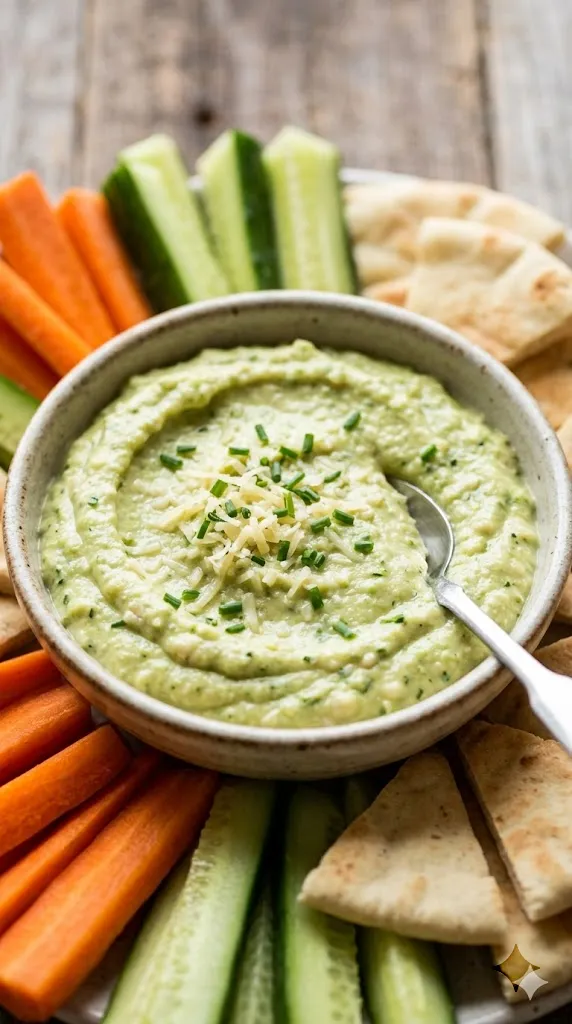 Zucchini & White Bean Dip (The "Gouda" Dip)