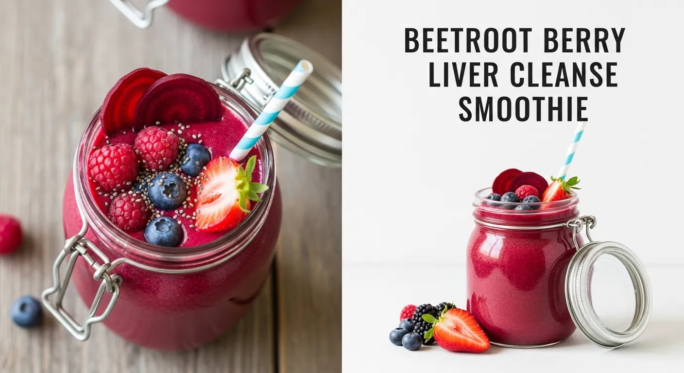 Beetroot Berry Liver Cleanse Smoothie
